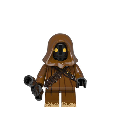 Bargain Brix Action Figures Hooded Desert Scavenger Galactic Saga Figurine Set