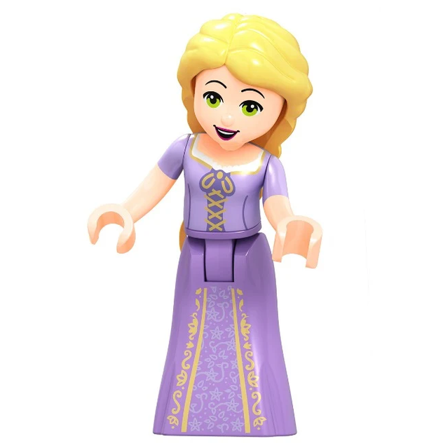 Bargain Brix Action Figures Lavender Tower Princess Enchanted Fairy Tale Princess Figurine Set – Princess & Mermaid Collection