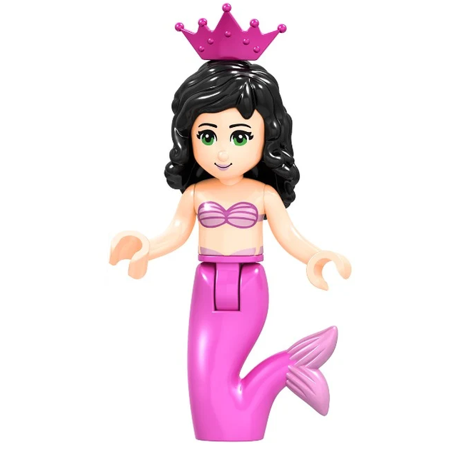Bargain Brix Action Figures Rosefin Mermaid Princess Enchanted Fairy Tale Princess Figurine Set – Princess & Mermaid Collection