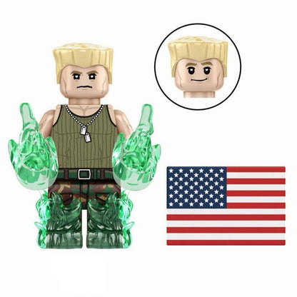 Bargain Brix Action Figures Sonic Strike Soldier World Martial Arts Fighter Figurine Set – Tournament Battle Collection