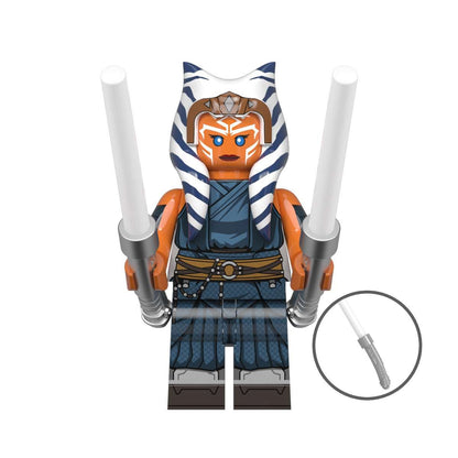 Bargain Brix Action Figures Twin Blade Togruta Warrior Galactic Saga Figurine Set