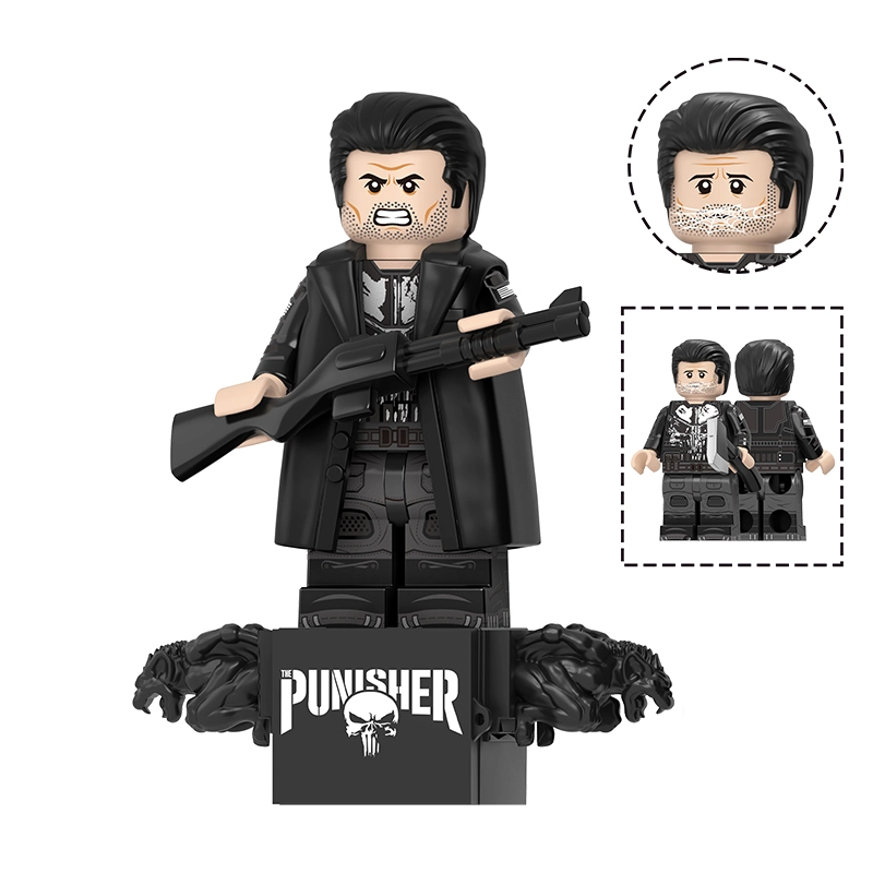 Bargain Brix Action Figures Urban Shadow Vigilante Web-Slinging Hero & Supervillain Figurine Set – City Battle Collection