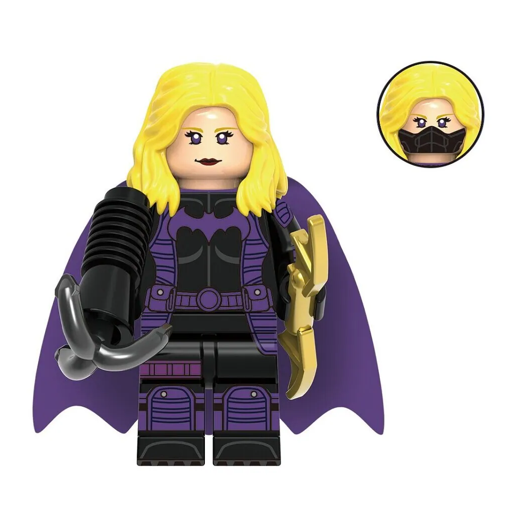 Bargain Brix Action Figures Violet Nightwing Dark City Vigilante & Sidekick Figurine Set