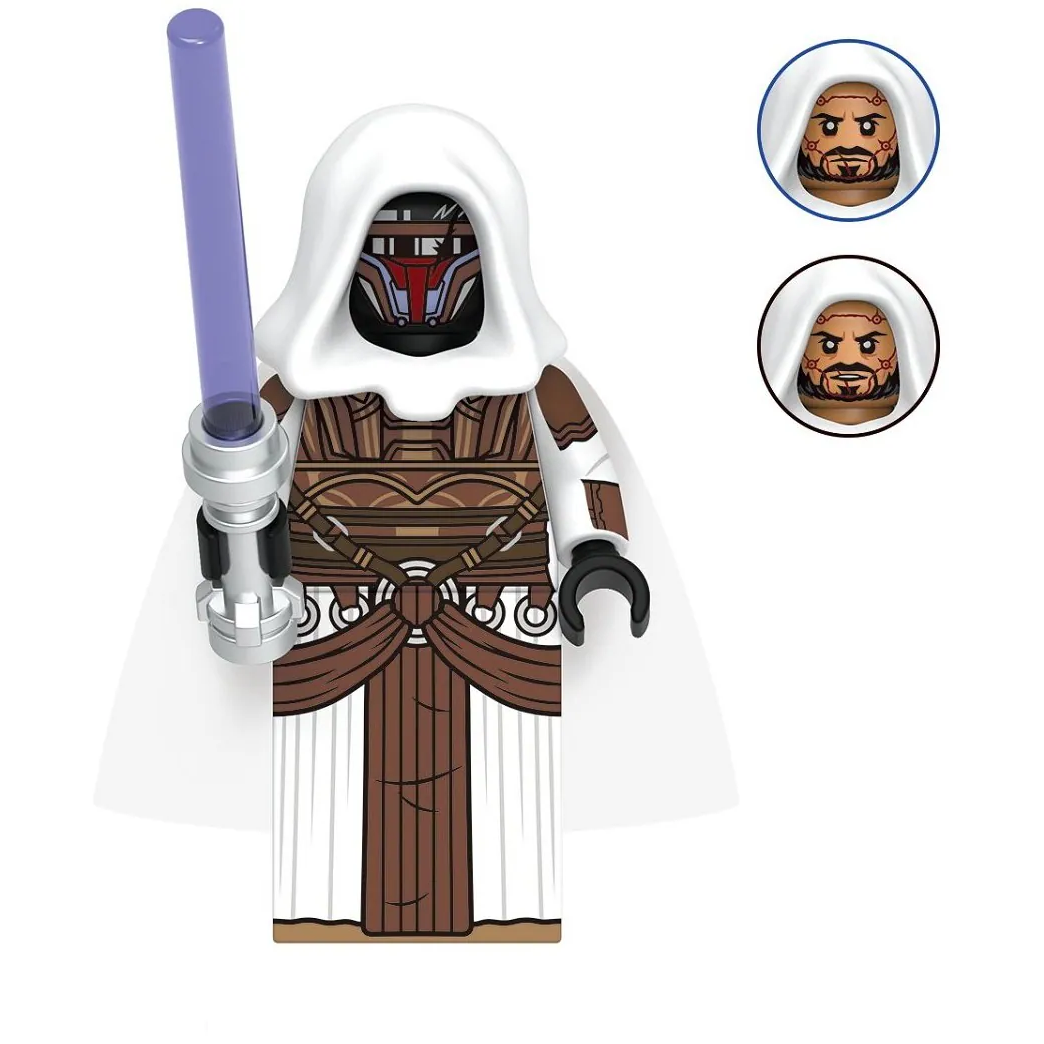 Bargain Brix Action Figures White Veil Guardian Galactic Saga Warrior Figurine Set – Light & Dark Order Collection