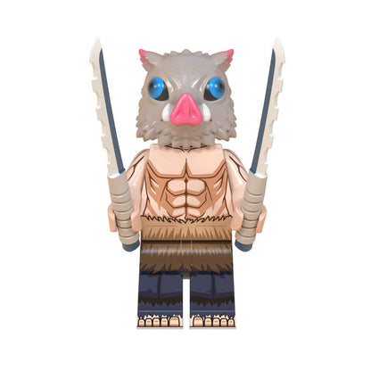 Bargain Brix Action Figures Wild Boar Warrior Anime Blade Warriors Figurine Set