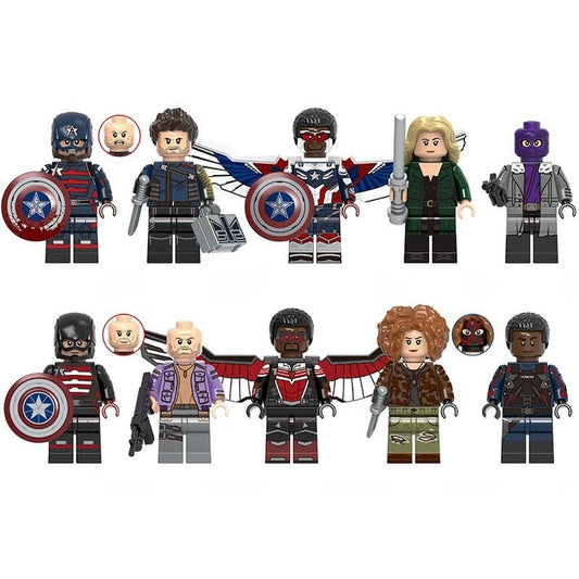 Bargain Brix All 10 Characters Airborne Recon Guardian And Winter Ops Shadow Agent Figurines