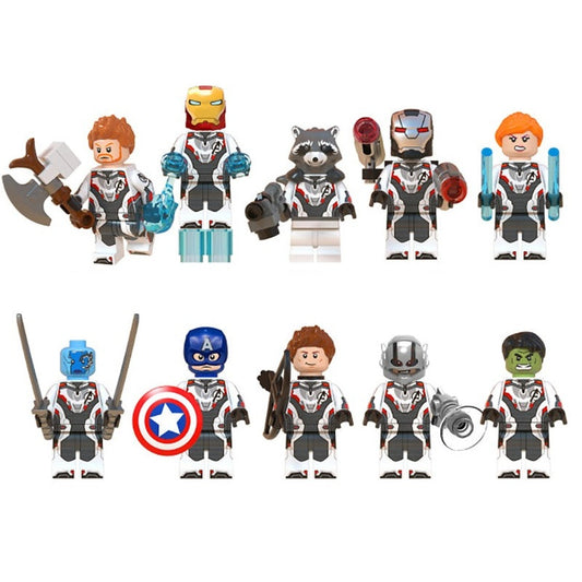 Bargain Brix All 10 Legendary Hero Alliance Nano-Armor Suit Figurines