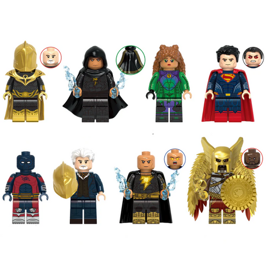 Bargain Brix All 8 Characters Dark Sovereign Collectible Figurines