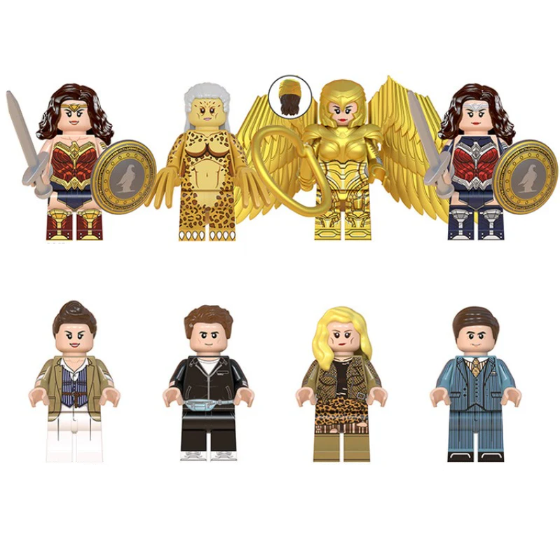 Bargain Brix All 8 Golden Valkyrie Collectible Figurines