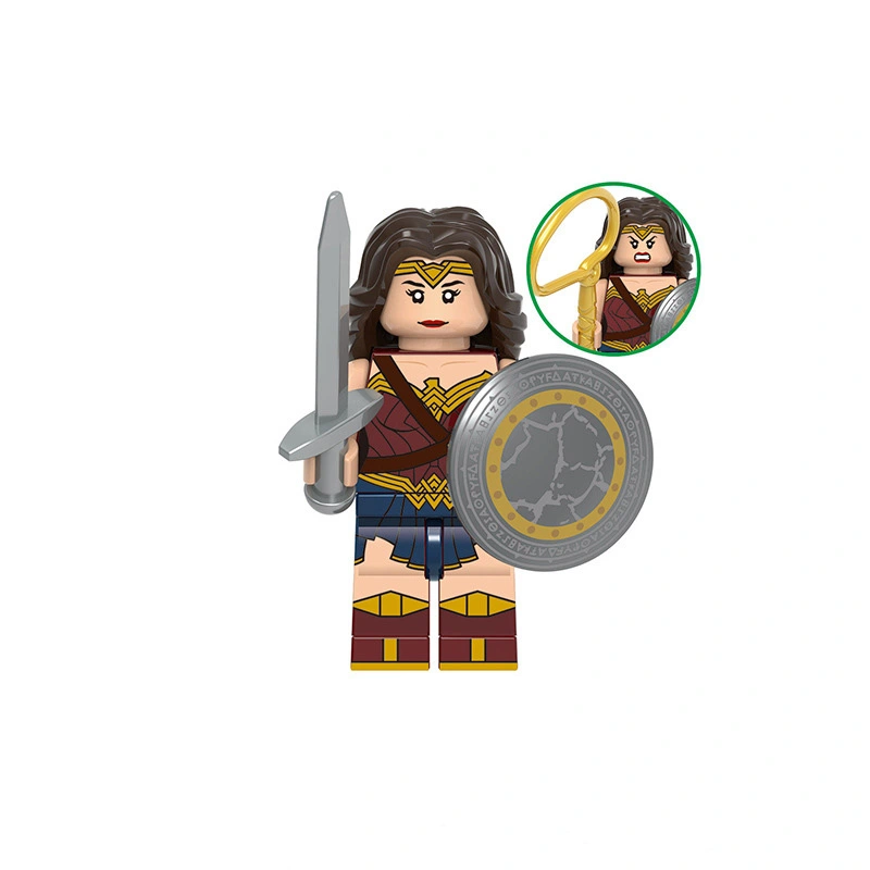 Bargain Brix Amazon Warrior Princess Justice Guardian Heroes Figurine Set