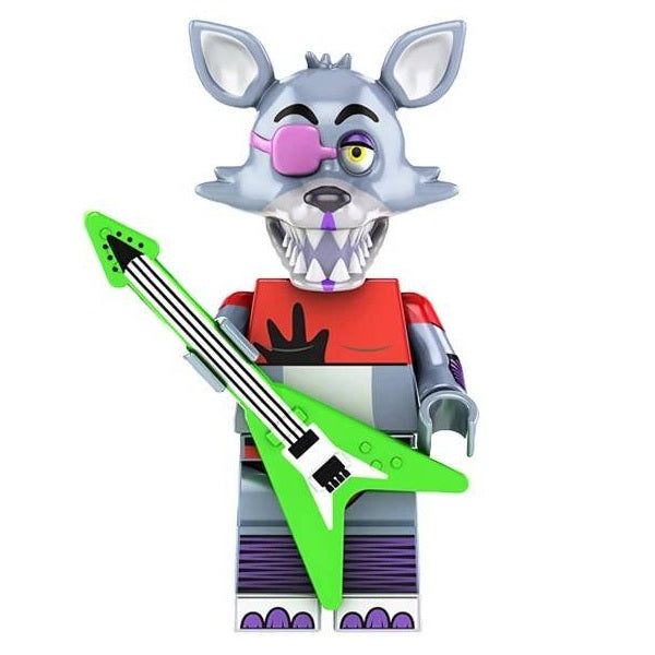 Bargain Brix Animatronic Arcade Pirate Fox Figurine – Horror-Style Collectible