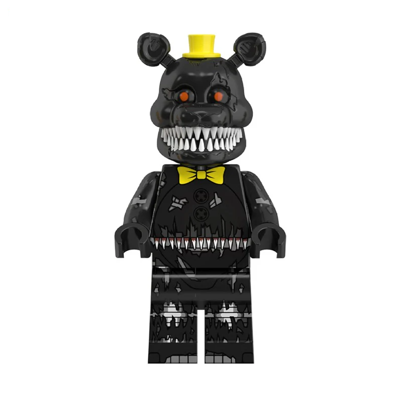 Bargain Brix Bear 2 Animatronic Iconic Mascot Minifigure Set – Horror-Style Collectible