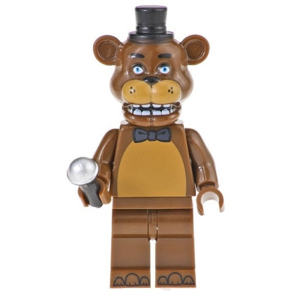 Bargain Brix Bear Animatronic Iconic Mascot Minifigure Set – Horror-Style Collectible