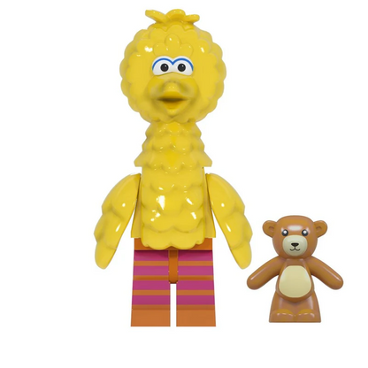 Bargain Brix Big Bird Neighborhood Early Learning Playtime Pal Figurines
