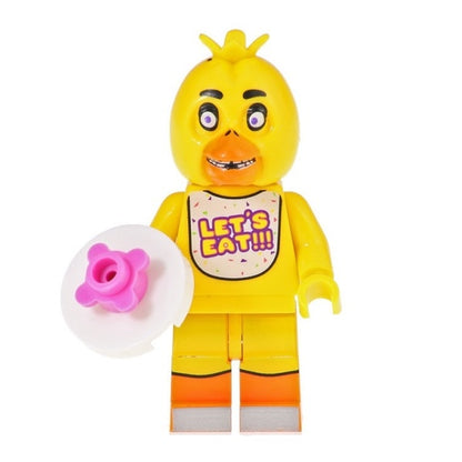 Bargain Brix Bird Animatronic Iconic Mascot Minifigure Set – Horror-Style Collectible