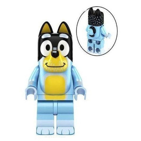 Bargain Brix Blue Heeler Dad Happy Tails Heeler Family Figurine Set