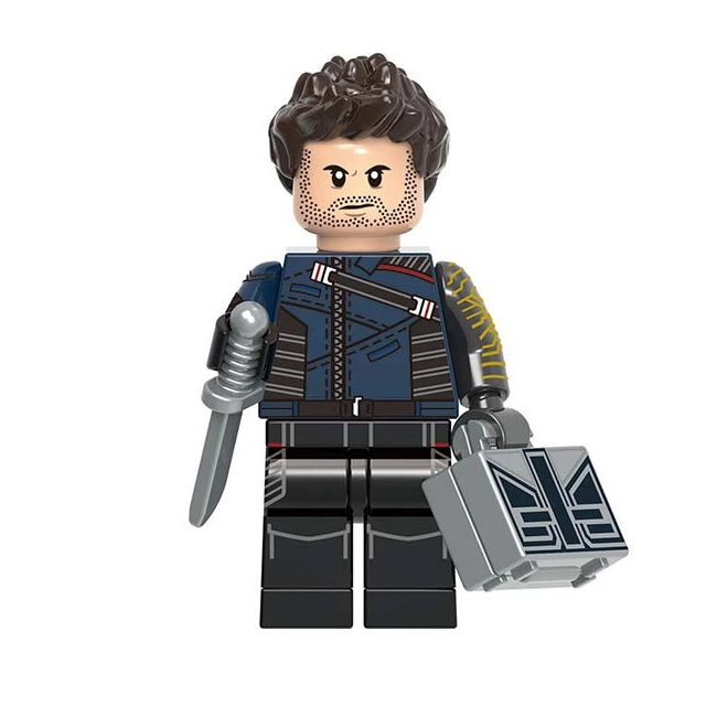 Bargain Brix Bucky Barnes Airborne Recon Guardian And Winter Ops Shadow Agent Figurines