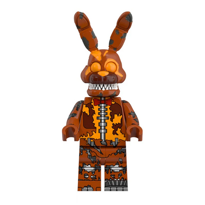 Bargain Brix Bunny 2 Animatronic Iconic Mascot Minifigure Set – Horror-Style Collectible