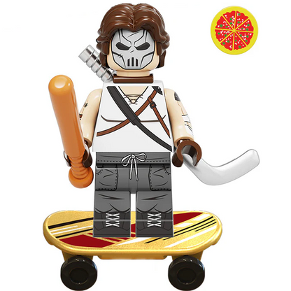 Bargain Brix Casey Mutant Shell Martial Art Underground Guardian Figurines