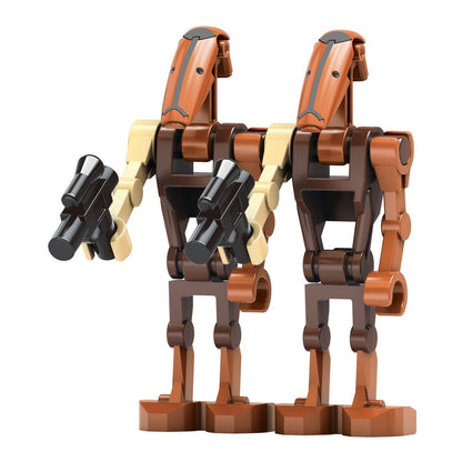 Bargain Brix Combat Battle Droids 4 Galactic Saga Mech Vanguard Army Figurines Set