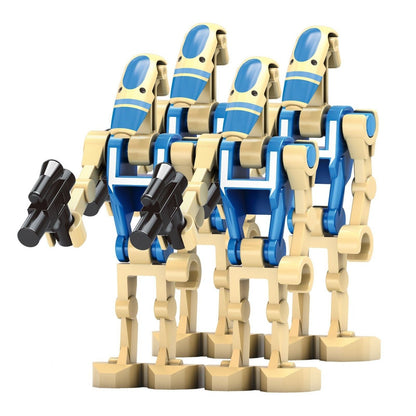Bargain Brix Combat Battle Droids 6 Galactic Saga Mech Vanguard Army Figurines Set