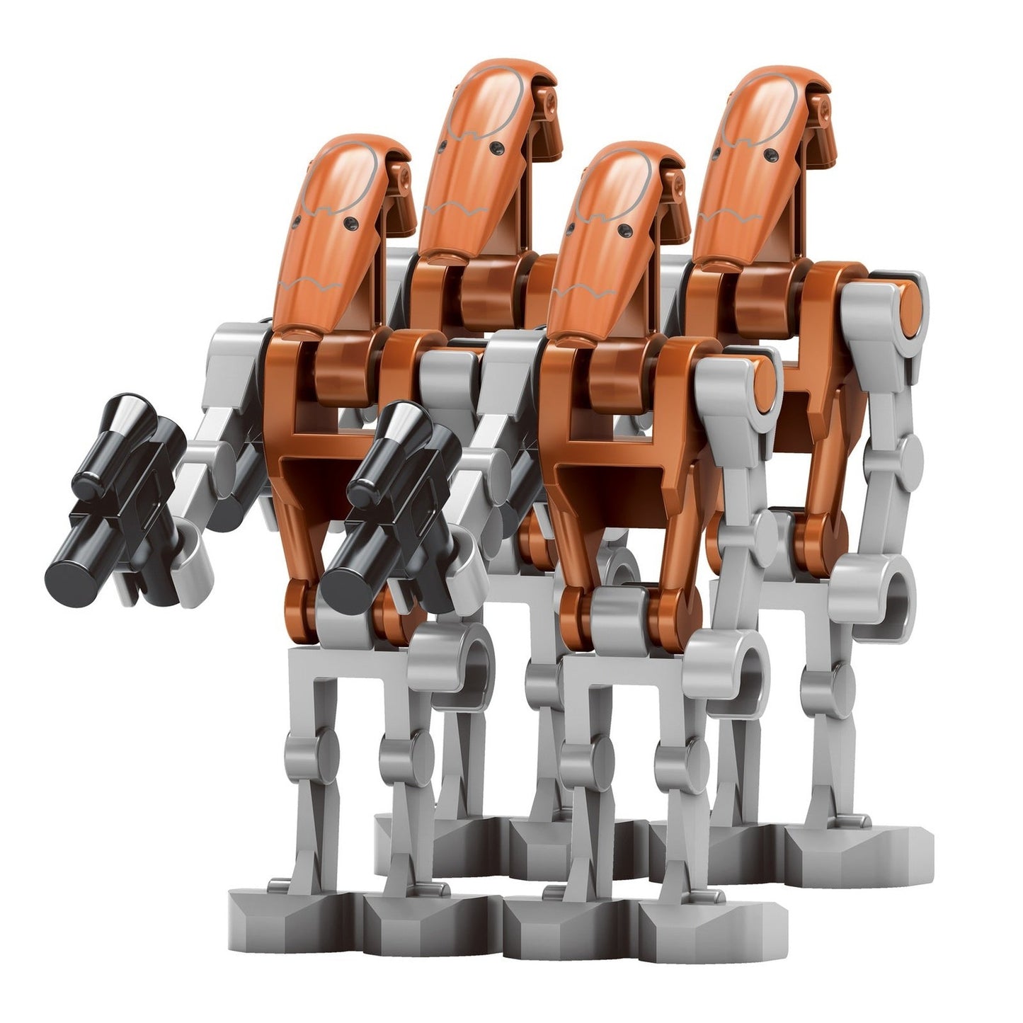 Bargain Brix Combat Battle Droids 8 Galactic Saga Mech Vanguard Army Figurines Set