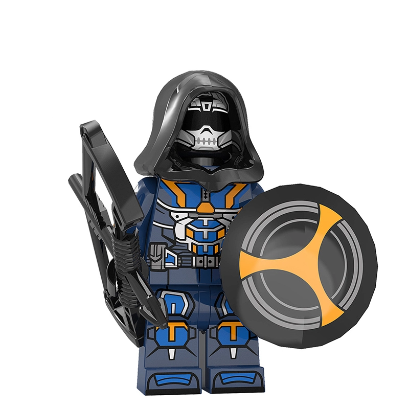 Bargain Brix Dark Shield Commander Shadow Spy Assassin Figurines