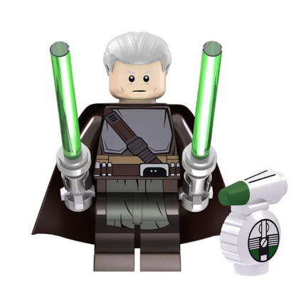Bargain Brix Dual Saber Rebel General Galactic Saga Figurine Set