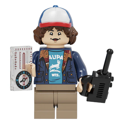 Bargain Brix Dustin Henderson Small-Town Other Side Figurine Set