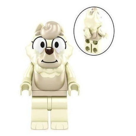 Bargain Brix Fluffy Chow Mom Happy Tails Heeler Family Figurine Set