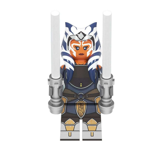 Bargain Brix Galactic Saga Dual-Blade Sci-Fi Warrior Figurine