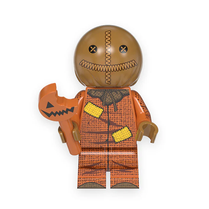 Bargain Brix Horror Movie Character 4 Spooky Creations Halloween Scary Movie Brick Figurines Set