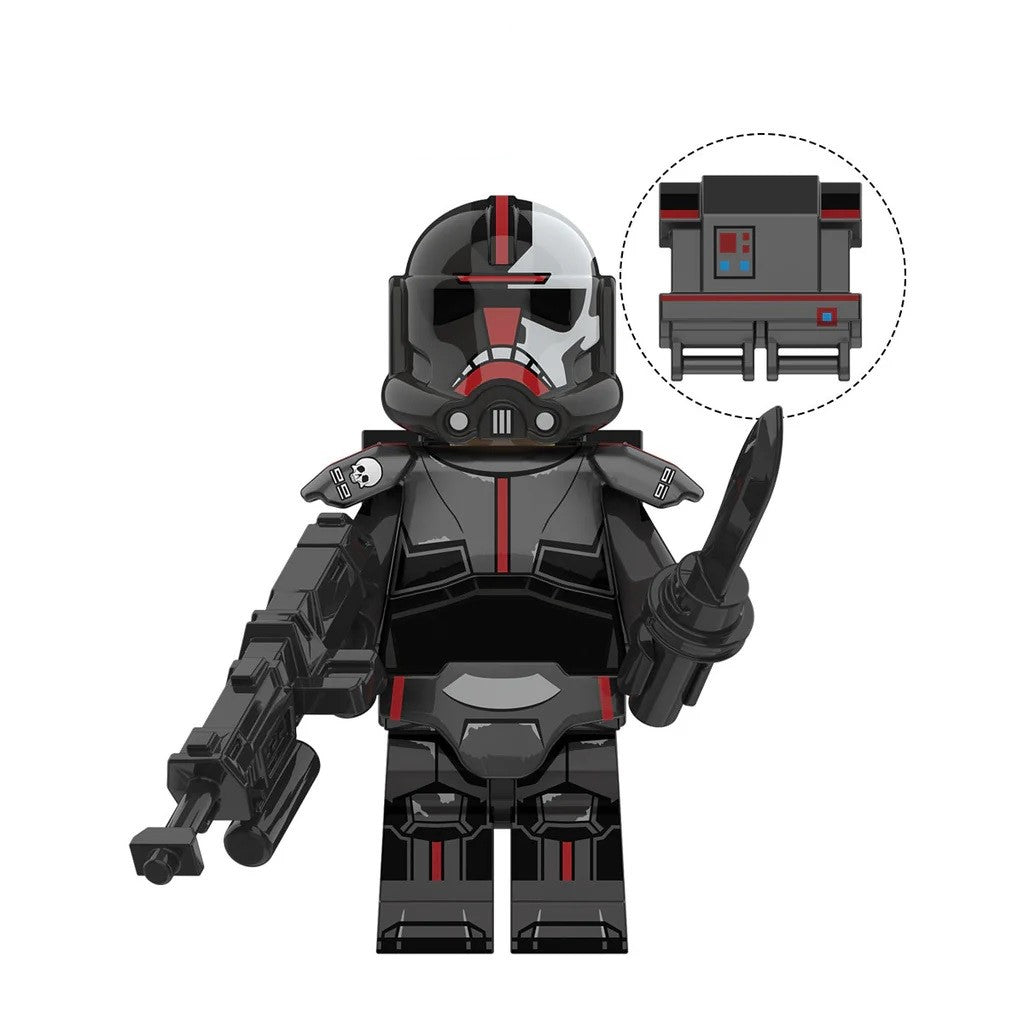 Bargain Brix Hunter Galactic Saga Elite Space Task Force and Rogue Vanguard Unit Figurine Set