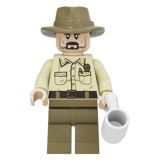 Bargain Brix Jim Hopper Small-Town Other Side Figurine Set
