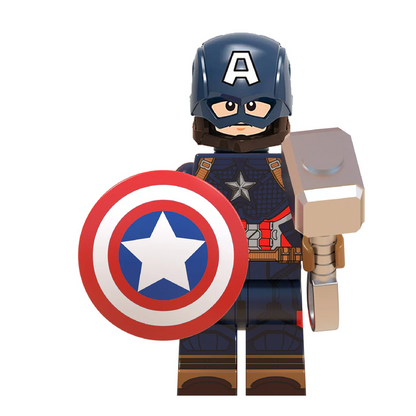 Bargain Brix Patriot Shield Hero Legendary Hero Alliance Figurines