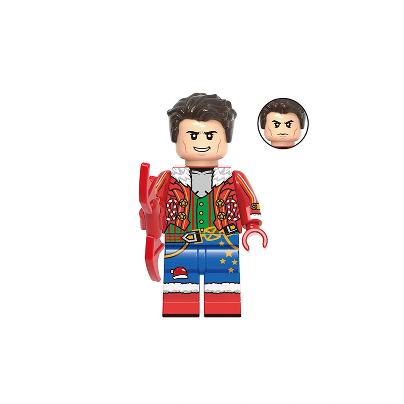 Bargain Brix Philanthropist Custom Printed Christmas Various Figurines Set (Superheroes and Galactic Saga)