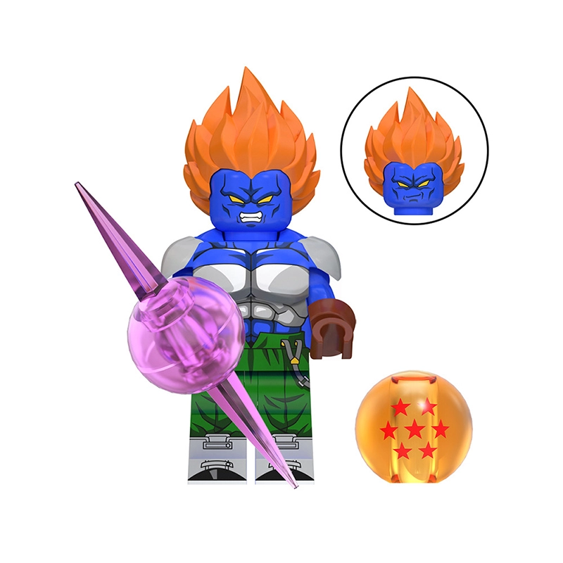 Bargain Brix Power Warrior 8 Anime Power Warrior Figurines