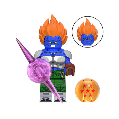 Bargain Brix Power Warrior 8 Anime Power Warrior Figurines