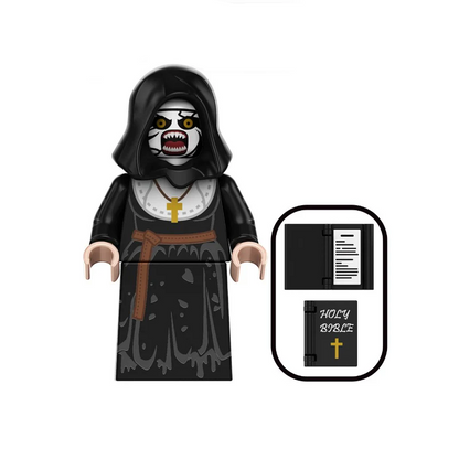Bargain Brix Scary Figurine 8 Spooky Creations Halloween Scary Movie Brick Figurines Set