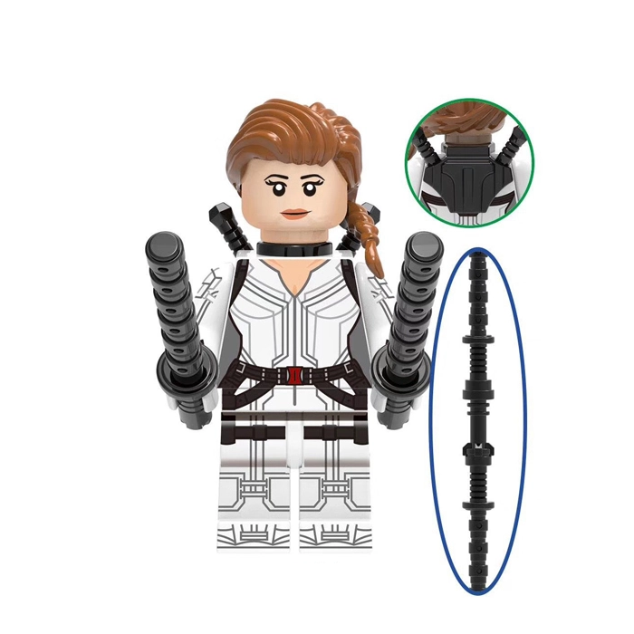Bargain Brix Shadow Spy Operative 1 Shadow Spy Assassin Figurines