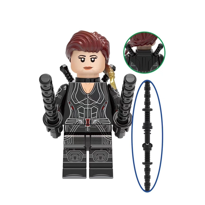 Bargain Brix Shadow Spy Operative 3 Shadow Spy Assassin Figurines