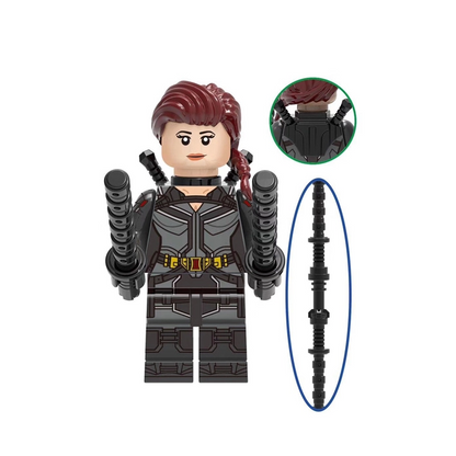 Bargain Brix Shadow Spy Operative 4 Shadow Spy Assassin Figurines