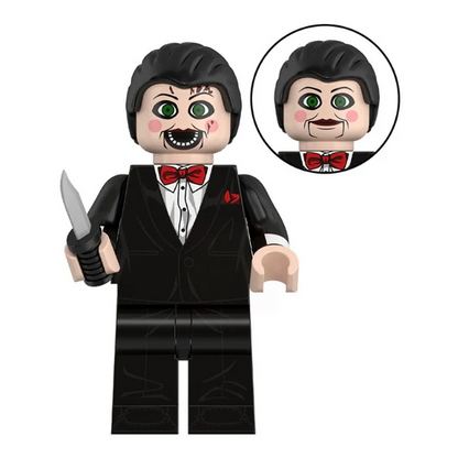 Bargain Brix Spooky Figurine 8 Spooky Creations Halloween Scary Movie Brick Figurines Set