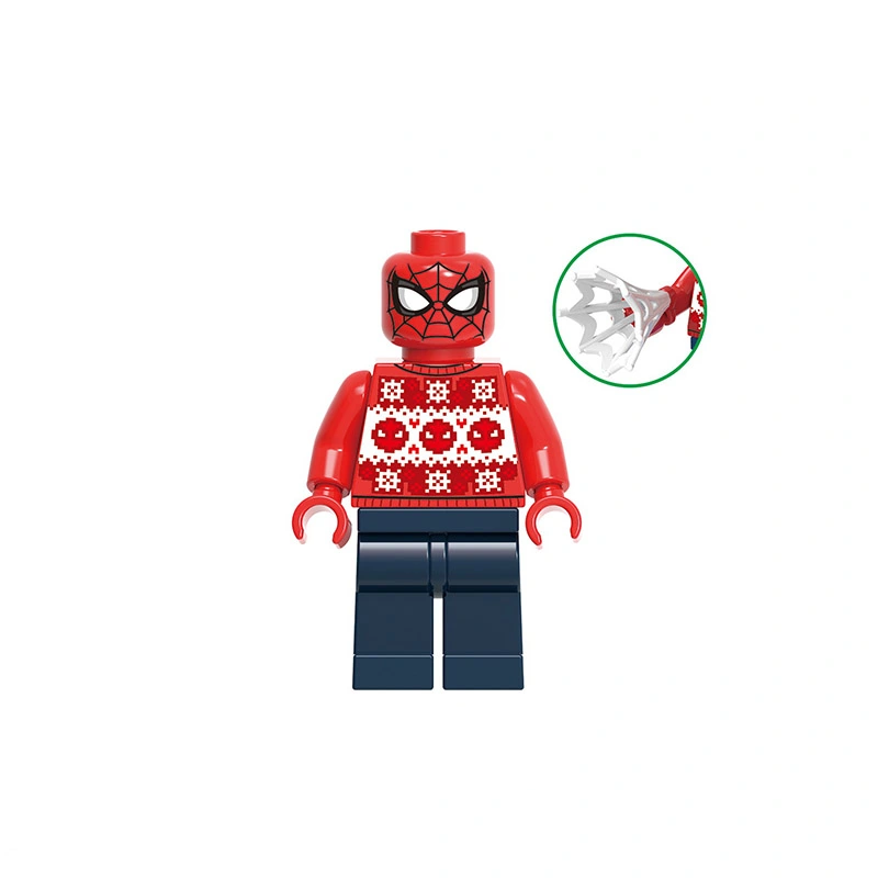 Bargain Brix Wall-Crawling Hero Custom Printed Christmas Various Figurines Set (Superheroes and Galactic Saga)