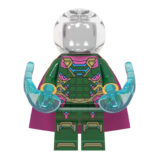 Bargain Brix Wall-Crawling Hero Hologram Villain Figurine