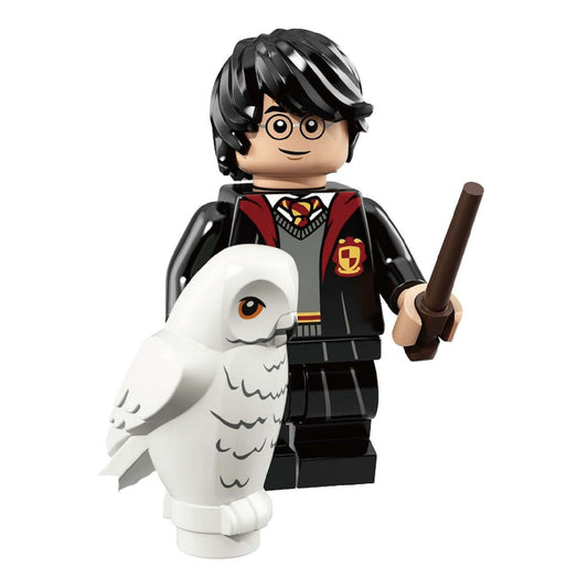 Bargain Brix Wizarding Realms Young Arcane Apprentice with Owl Companion Figurine