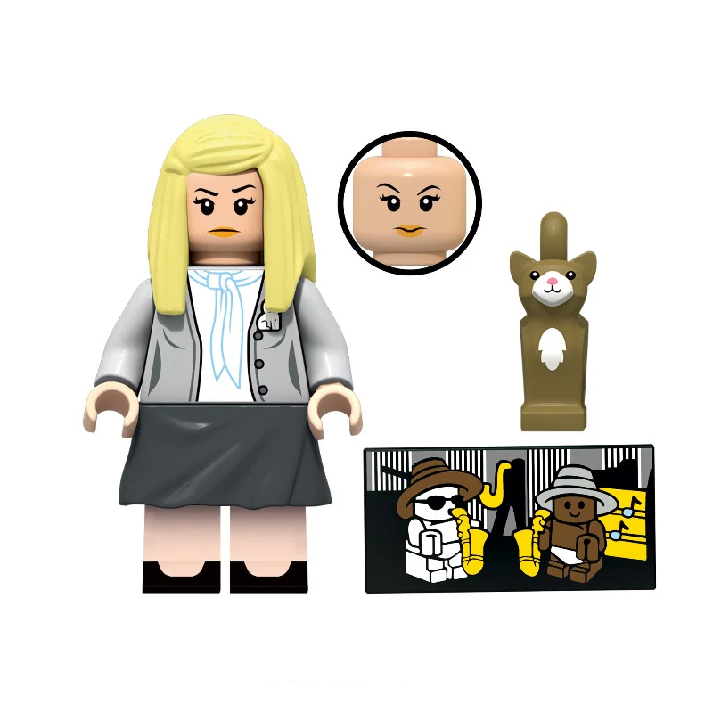 Bargain Brix Workplace Character 3 The Office Figurine Set