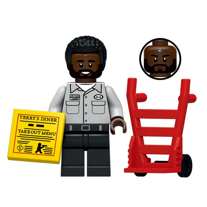 Bargain Brix Workplace Character 7 The Office Figurine Set