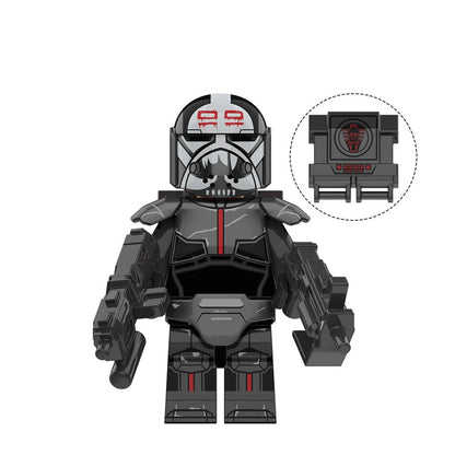 Bargain Brix Wrecker Galactic Saga Elite Space Task Force and Rogue Vanguard Unit Figurine Set