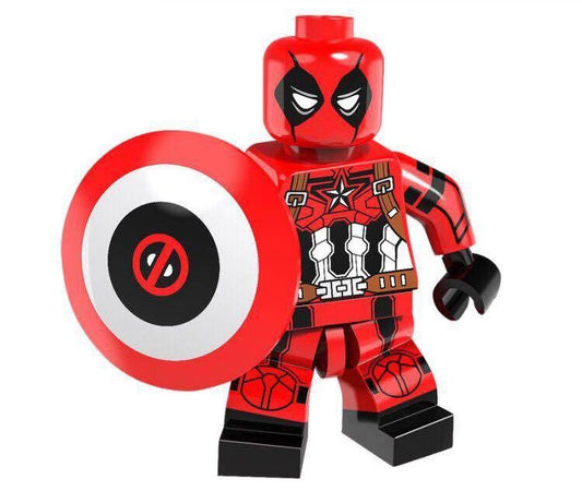 Marvel Deadpool Captain America Figurine